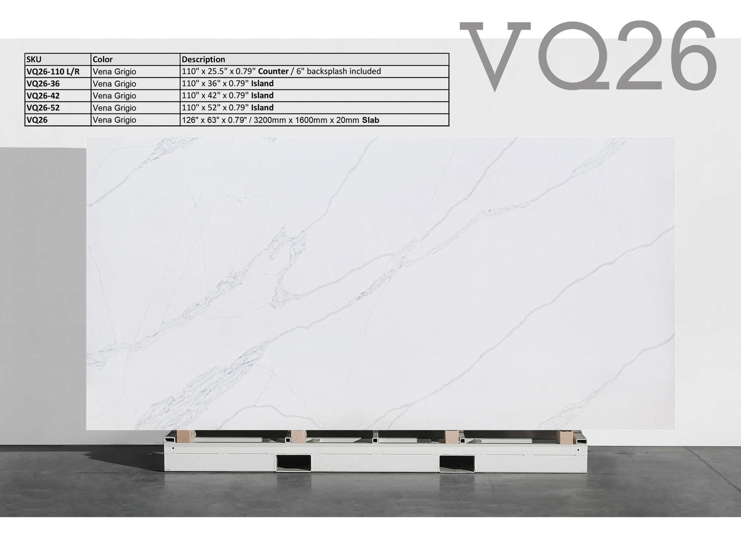 VQ26 Vena Grigio